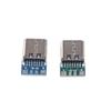 2 шт. 16-контактный стандартный порт USB Type-C, гнездо для пайки, порт зарядного устройства, USB-разъем для ремонта/замены USB
