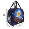 Solar System Space Planets Universe Insulated Lunch Bag for Kids School Cooler Thermal Food Box Tote Lunch Boxes Container
