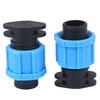 10Pcs 16Mm Drip Irrigation Tape End Plug Pipe Fitting Connectors Thread Lock