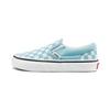 Slip-On Checkerboard Low Top Kids Skate Shoes Kids Sneaker Blue White VN0A5KXM7TC