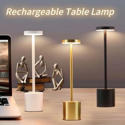USB металлический перезаряжаемый настольный светильник для письма светодиодный прикроватный светильник декоративный настольный светильник для ресторана бара настольный светильник для настроения ночник
