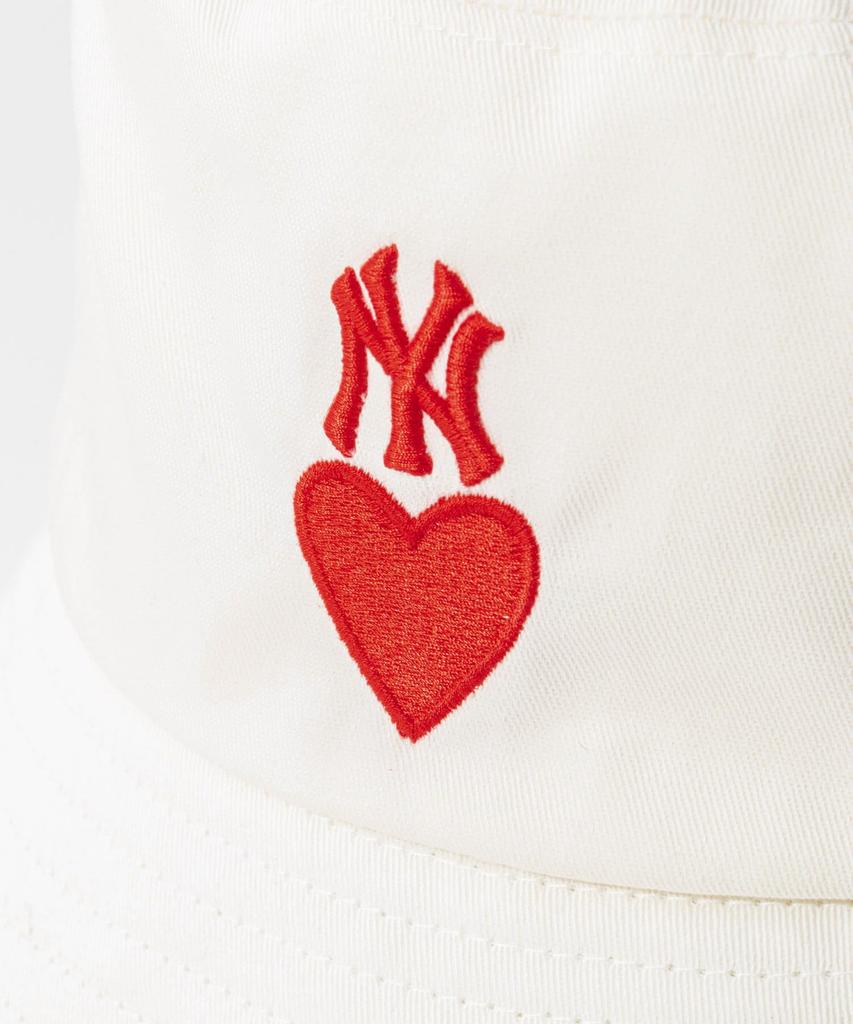 MLB Корея Панама 3AHTH013NHEART BUCKET HAT БЕЛЫЙ Размер бренда: 57H  Японский размер (ок.): S [Код товара]
