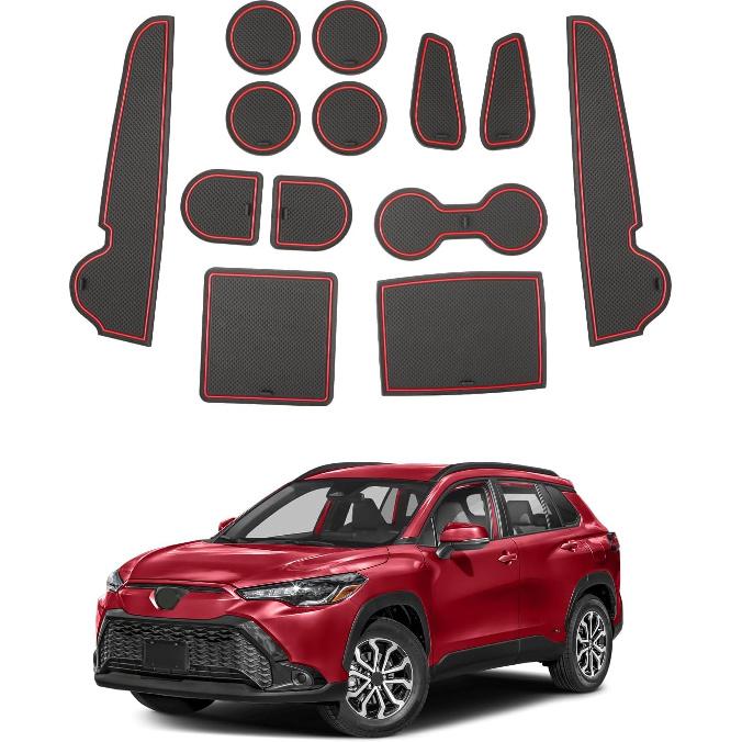 SHAOHAO for 2025 2026 Toyoa Corolla Cross Center Console Mats for 2022-2024 2025 2026 Toyota Corolla Cross Accessories (L/LE/XLE/Hybrid S/Hybrid
