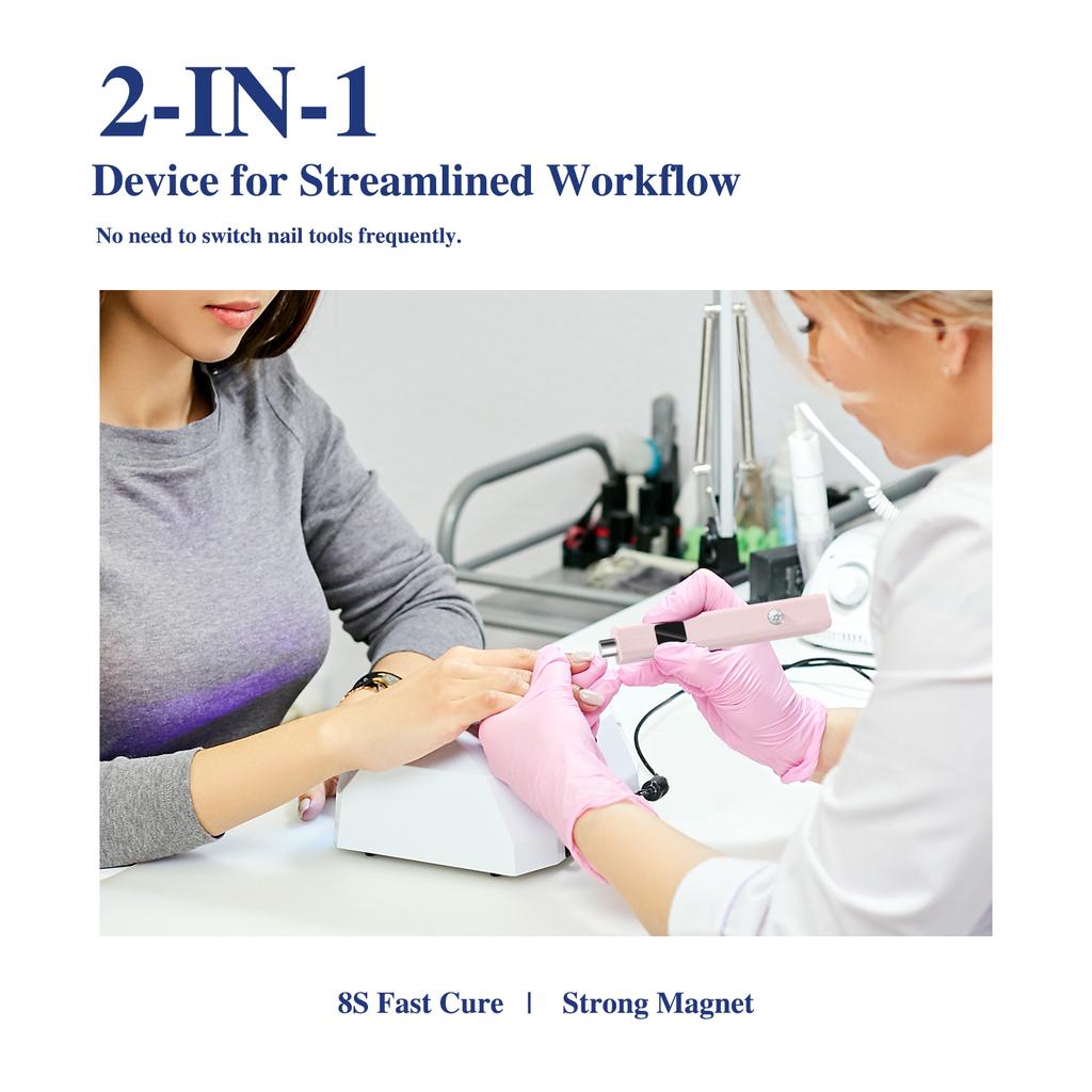 Мини ручная лампа для ногтей 2 в 1, портативная, быстросохнущая, USB, кожаная сушилка для ногтей с магнитом, инструменты для домашней фототерапии, УФ светодиодная лампа для ногтей