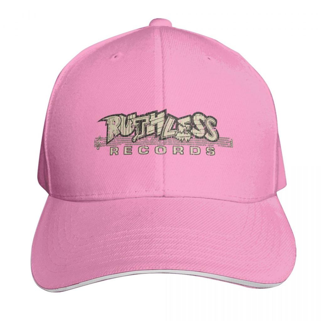 Ruthless Records 1987 Бейсболка Хлопковый Твил Дышащая Контрастный Двухцветный Козырек Snapback Плоский Козырек