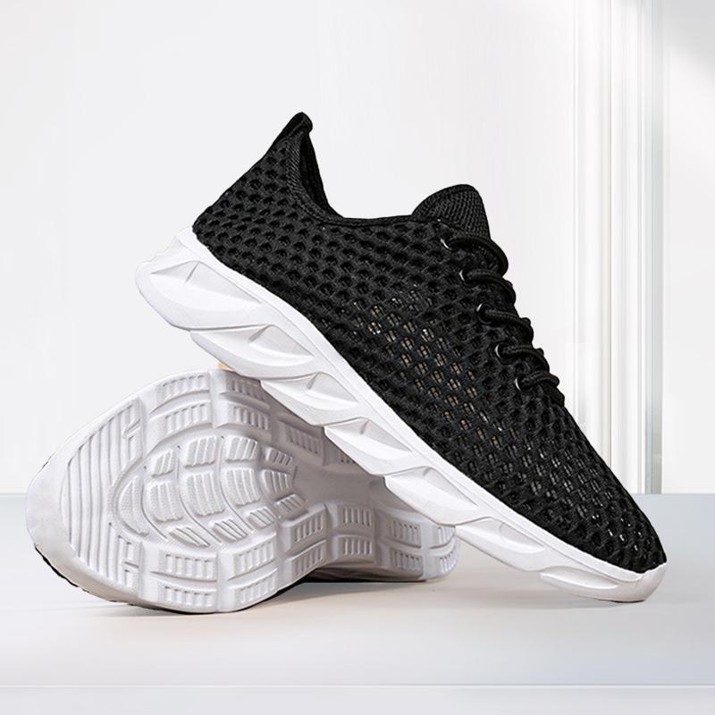 Женская кожаная танцевальная обувь на мягкой подошве, средняя верхняя танцевальная обувь для практики, танцевальная обувь для джаза, сетчатые кроссовки для танцев