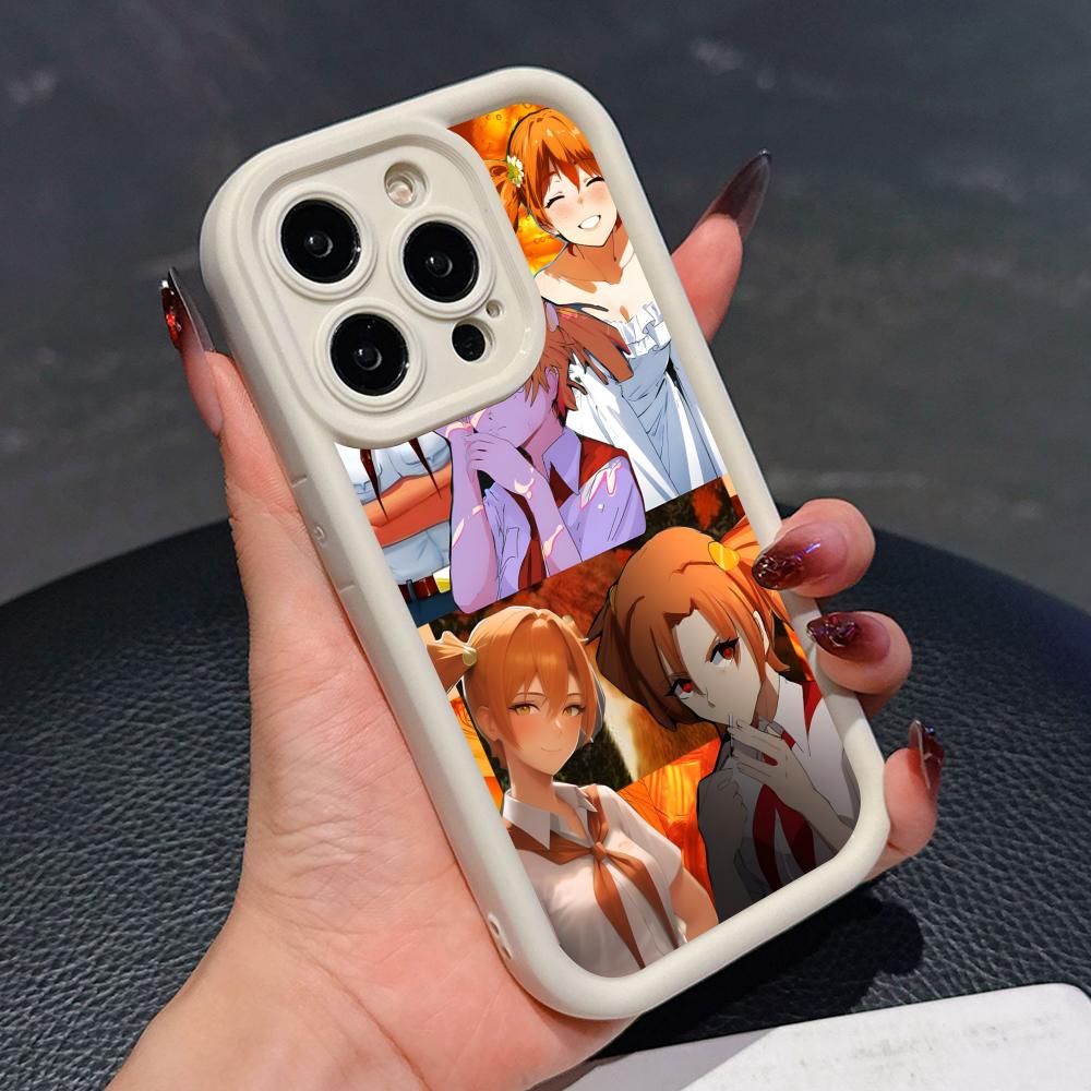 Вечное Лето Алиса Утолщенный ТПУ Чехол для Мобильного Телефона для iPhone 17 16 15 14 13 12 11 Air Pro Max Plus Цветной Чехол