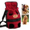 S,M,L Pet Dogs Cats Carrier Backpack Canvas Front Bag Legs Out