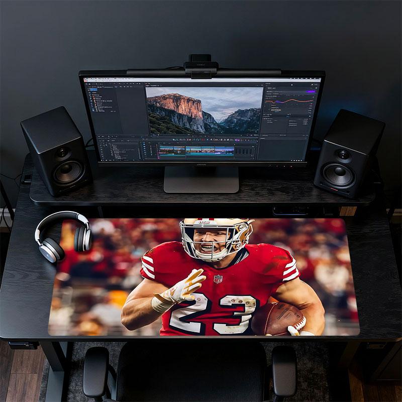 McCaffrey Mouse Pad, Large Gaming Desk Mat, Non-slip XXL Mousepad for Laptop & Tablet, Mini PC Playmat with Stitched Edges