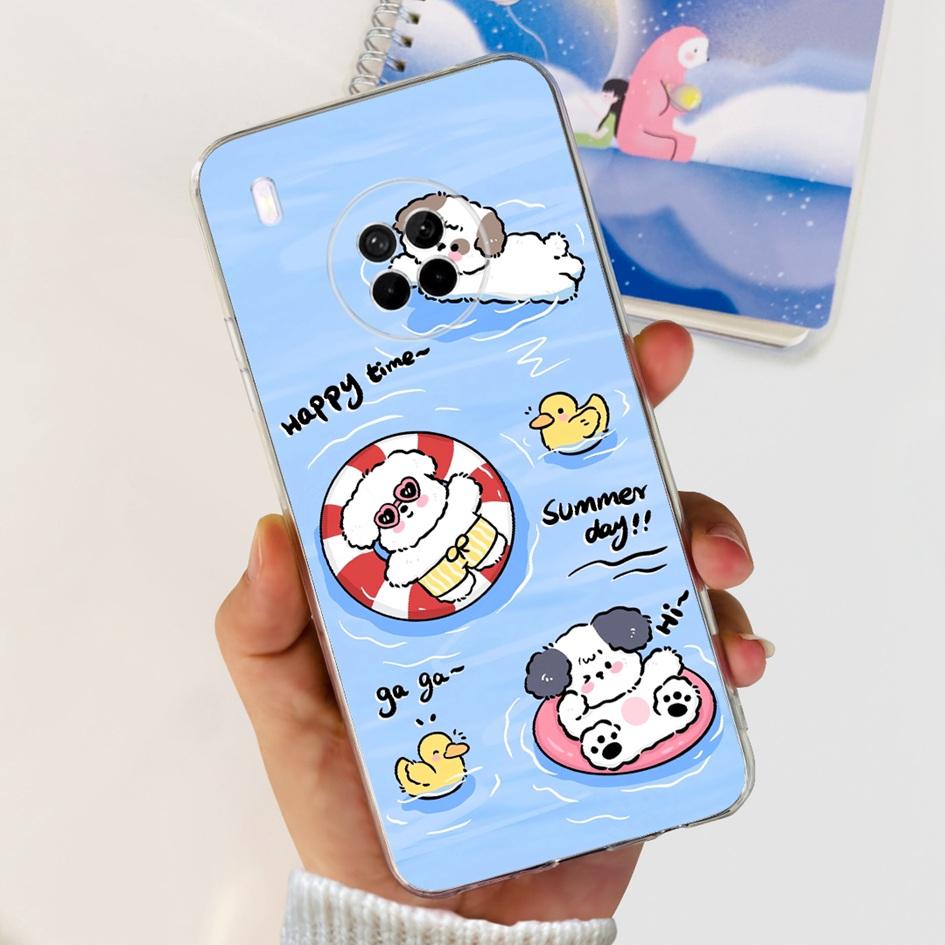 Чехол для Huawei Y9a Чехол-обложка Для Huawei FRL-22 FRL-23 FRL-L22 FRL-L23 Nova Y9a Чехол для телефона Мягкий силикон Прозрачная защита Funda Capa