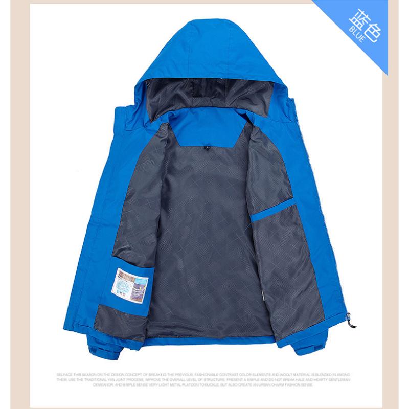 Cozy Up Men's Packable Rain Jacket Lightweight Rain Shell Jacket with Hood Waterproof Raincoat for Cycling