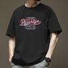 Simple T-shirt Men's Print Summer Trendy Printed Cotton Short Sleeved Loose Trendy Breathable T-shirts