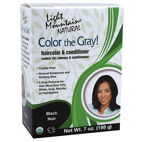 Light Mountain Color The Gray, Black 7 Oz (Pack of 2)