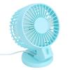 Портативный мини-настольный вентилятор USB ультра-тихий вентилятор с регулировкой на 45 градусов для домашнего офиса DesktopBlue