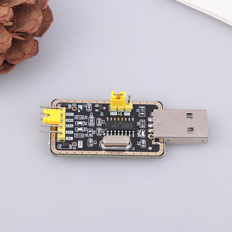 Модули последовательного порта CH340G USB-преобразователь в TTL Модуль UART CH340 3,3 В 5 В Девятиконтактная плата для DIY-набора Arduino
