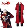 DMC 5 Данте Косплей Парик Униформа Костюмы Маскарад для Взрослых Мужчин Длинный Плащ Перчатки Наряды для Ролевых Игр Хэллоуин Карнавальный Костюм