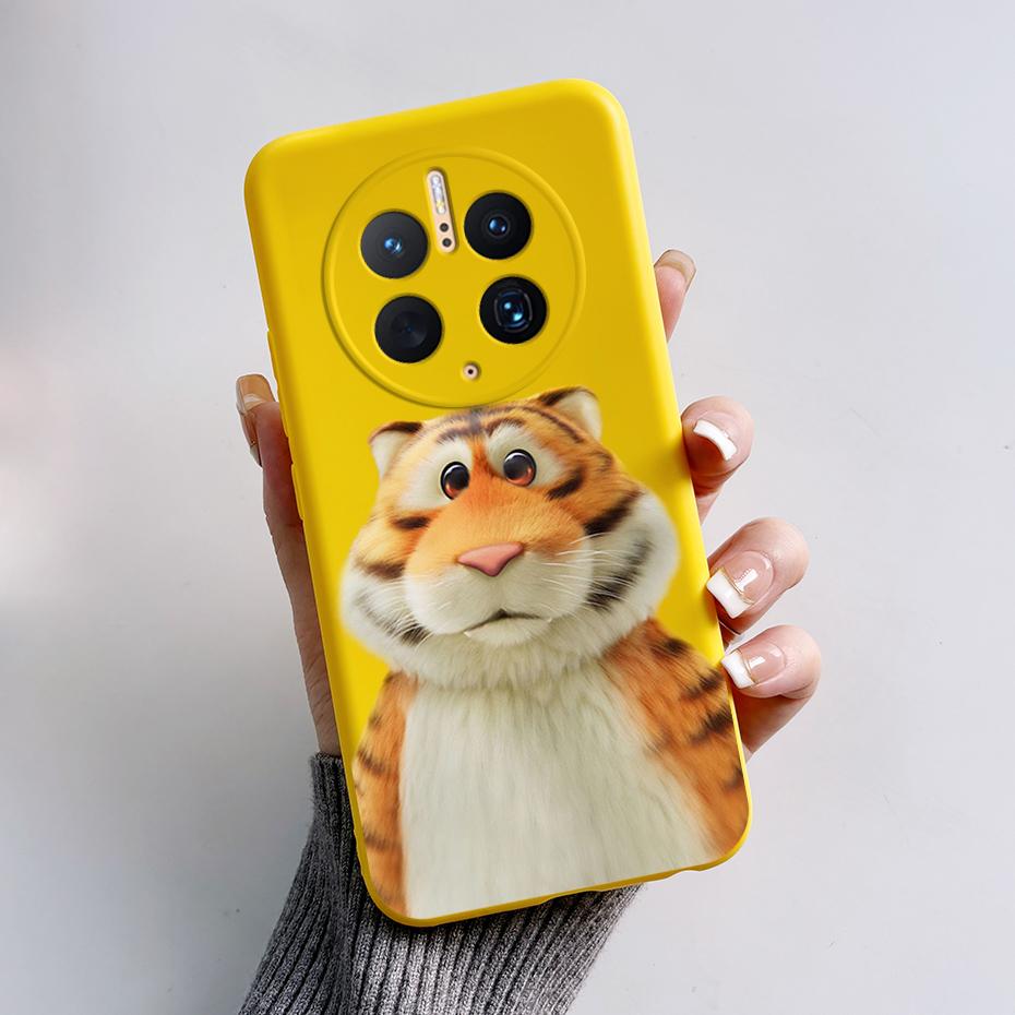 Чехлы для телефона Huawei Mate 50 Pro Милый Кролик Панды Чехол Для Huawei Mate50 Pro Mate 50Pro Мягкий Силиконовый Ударопрочный Задний Чехол