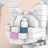 Nanoblock White Cat D (698-A9dr)