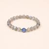 [KOAI] Labradorite Kyanite Wish Fulfillment Lucky Healing Power Stone Bracelet Prayer Bracelet for Women