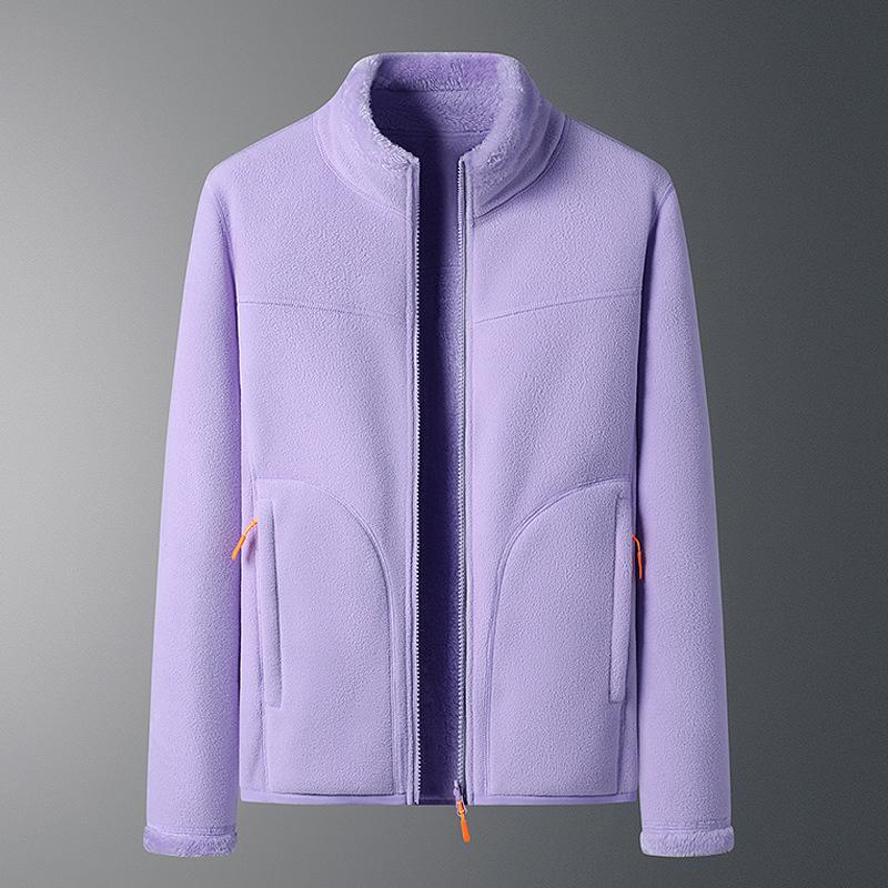 Кардиган на молнии, свитер, мужская зимняя флисовая одежда, женская одежда, куртка из кораллового флиса, зимняя одежда