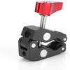 1pc 1/4" Thread Hole Desk Clamp Clip 4kg Capacity Crab Clamp Holder  For Monitor Setup