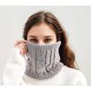 Neck Cover for Men and Women, Winter Warmth and Cold Protection, Head and Velvet Thickened Men's Neck Protection, Thick Knitted Collar