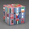 3x3x3 Magic Puzzle Cube Printing National Flag Pattern Packing Cubo Childrens Gifts Educational Fidget Speed Cube Toys For Kids