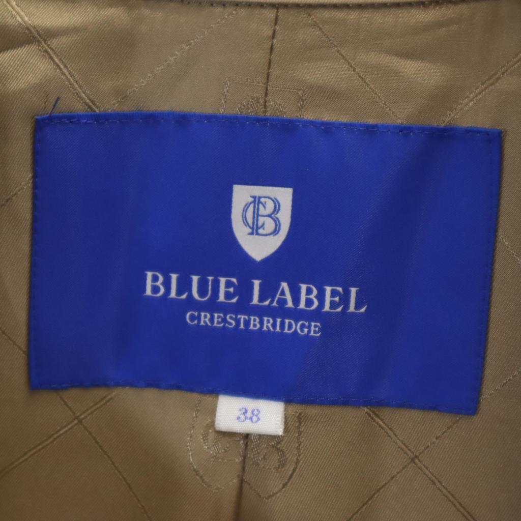 Тренч BLUE LABEL CRESTBRIDGE 38 бежевый Sanyo Shokai Женский Б/У