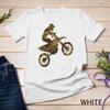 Camouflage Motocross Dirt Bike Racing Motorcycle T-Shirt Unisex T-shirt