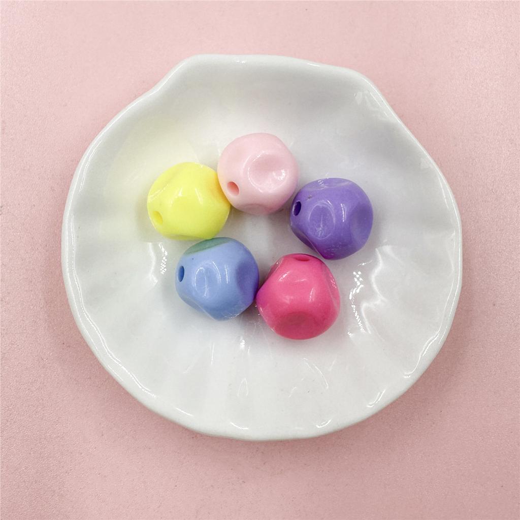 5 шт. 14,5*15,3 мм акриловые гетероморфные бусины с прямым отверстием для изготовления браслета и ожерелья DIY браслет-цепочка для мобильного телефона, материал из бисера