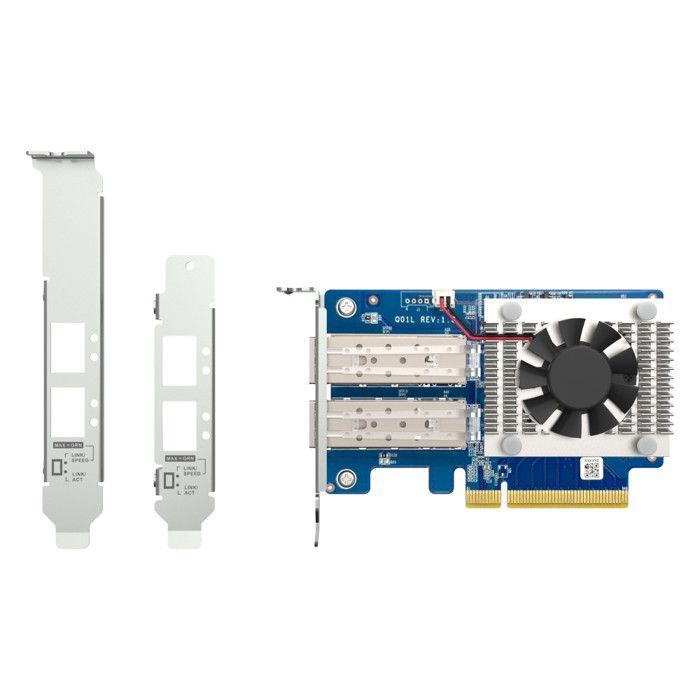 QNAP Scheda di Rete QXG-10G2SF-NXE 10GbE SFP+ Dual-Port per PC e NAS