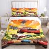 Cars Adventure Print 3Pcs Bedding Setduvet Cover With 2 Bedropillowcase Home Birthday Gift