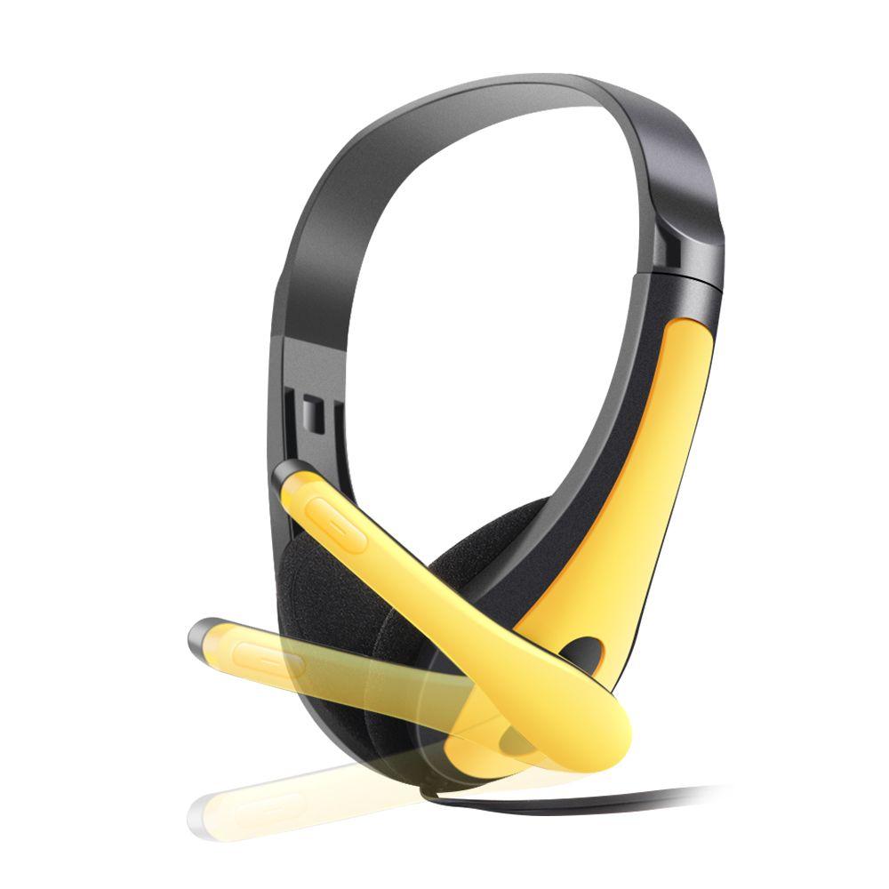 Bass Stereo For PC Computer Phone Microphone Headset Head Headphone Headset 3.5mm