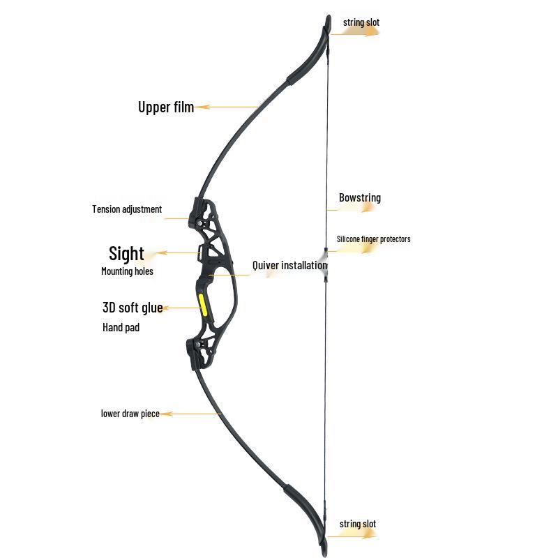 Kids' Recurve Bow and Arrow Set for Outdoor Archery and Sports