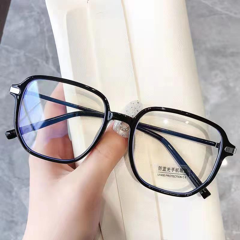 Anti-blue light anti-radiation myopia glasses frame female tide Internet celebrity eye protection no degree flat glasses male