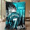 Cristiano Ronaldo Theme blanket Soft Flannel Blanket Plush Throw Blanket Cozy Sofa Bed Blanket for Home Decor