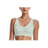 Under Armour SmartForm Solid Color Slim Fit Medium Support Спортивный бюстгальтер Женское нижнее белье Зеленый 1373826-592