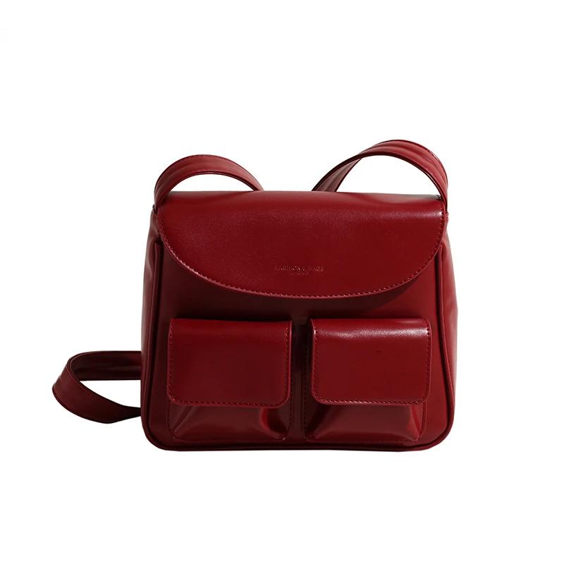 Soild PU молния плечевые сумки молния модные кроссбоди брендовые женские сумки горячая распродажа простота