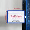 Yueyueshang Magnetic A4 Shelf Label