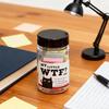 My Little WTF Jar with 60 Badass Self-Care Quotes Sarcastic Affirmation Cards for Adults Funny Motivational Gift