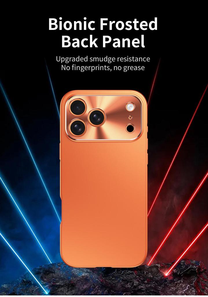 Матовый металлический ударопрочный чехол для iPhone 17 Pro Max