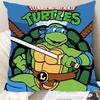 Teenage Mutant Ninja Turtles Pillow Classic Cartoon Peripheral Car Sofa Cushion Back Birthday Gift Dormitory Bedroom Pillow