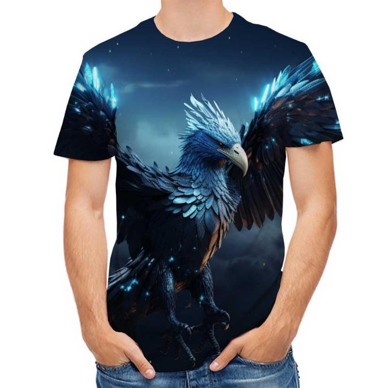 3b Printed Men's T-shirt Soft Close Fitting Cool Design Pattern T-shirt