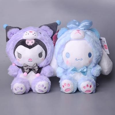 23 см Sanrio Kawali Тигр Куроми Хелло Китти Моя Мелоди Синнаморолл Плюшевая Подушка Аниме Детская Игрушка Мультяшная Коллекция Подарок