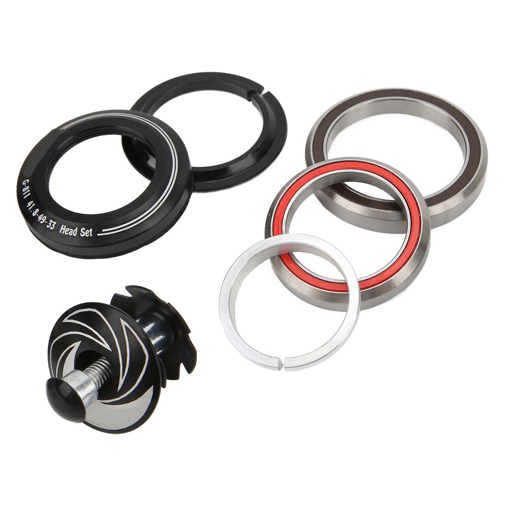 Bike Headset Aluminum Alloy Exquisite Workmanship Strong Durable High Strength Easy Install Cycling Accessory