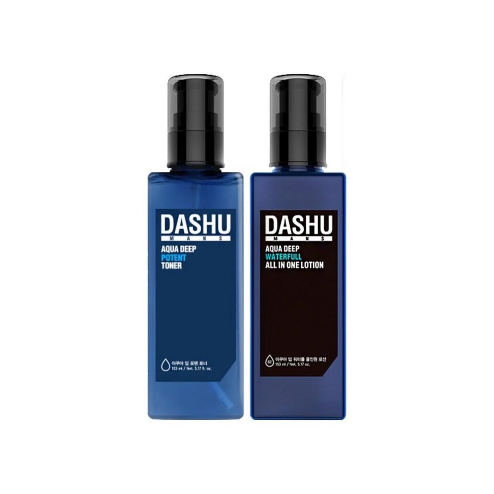 Мужской набор DASHU: Аква Глубокий Потен Тонер + Водополная Лосьон-Уход 3-в-1