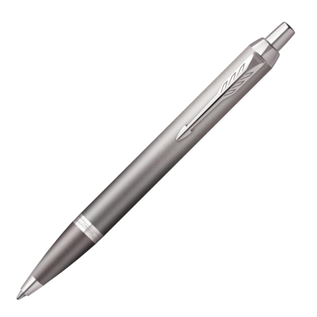 PARKER Ballpoint Pen IM Writing Rituals Gray CT Medium Point Gift Box Gift Luxury Regular Imported Product 2203918 Oil-based