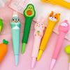 Милые шариковые ручки с рисунком, гладкое письмо, удобный инструмент для письма, заправляемые, канцелярские принадлежности для снятия беспокойства, подарок на день рождения, Рождество