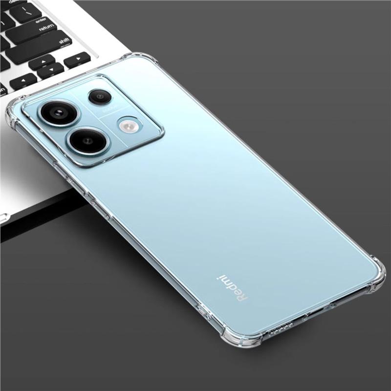 Redmi Note 13 Pro 5G Transparent Anti-Drop Case with Airbag Corners