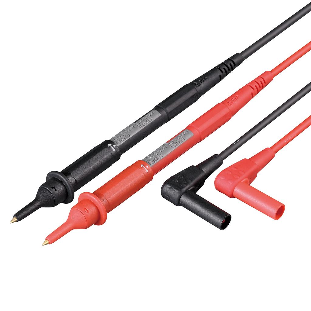 HIOKI Test Lead L9300 Compatible Capless Switch Pin Tip Length and Measurement Category Just by Sliding CAT Compatible New Slide Barrier Probe